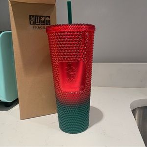 NWT Walt Disney World Starbucks 24oz Christmas Tumbler